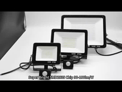 Lâmpada de inundação PIR Seleção de cores superior para espaços externos