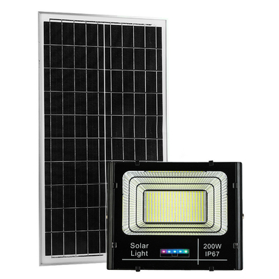 Luz de inundação solar exterior 200W do diodo emissor de luz do poder superior 300W IP67 para a iluminação de rua
