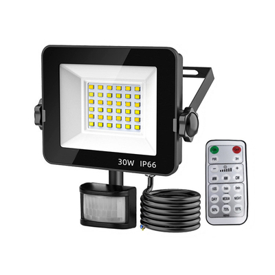 Holofote LED com sensor PIR remoto à prova d'água com escurecimento CCT de brilho